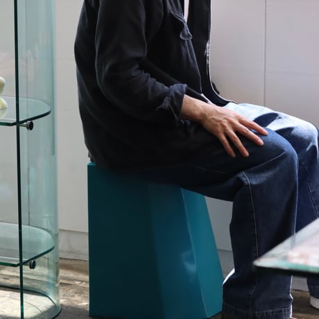 "Martino Gamper" Arnold Circus Stool  - TURQUISE -