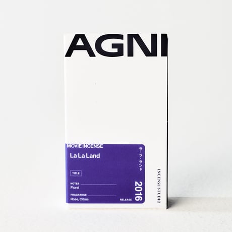 " AGNI TOKYO " Incense - La La Land / ラ・ラ・ランド