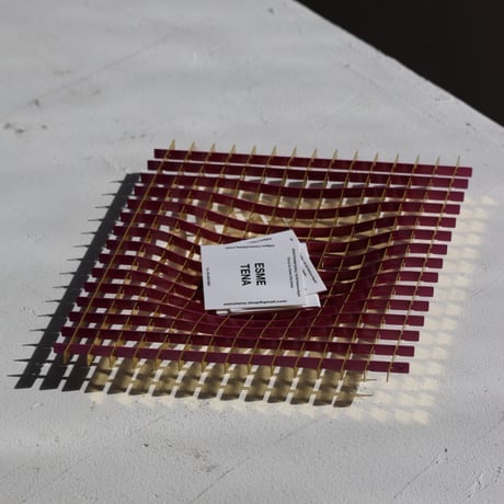 "Fundamental Berlin" Gravity - tray -  MAGENTA & BRASS