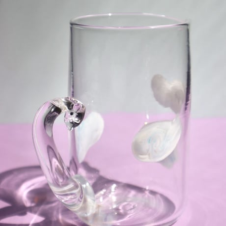 "30110" Fluffy Clouds Pitcher Blue