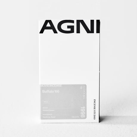 " AGNI TOKYO " Incense - Buffalo'66 / バッファロー'66