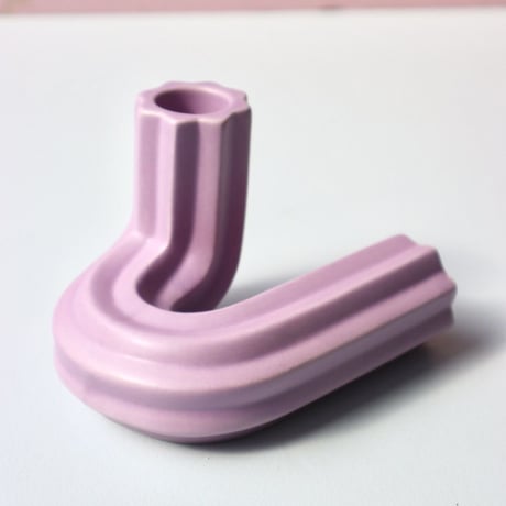"OCTAEVO" Templo Candle Holder - lilac  -