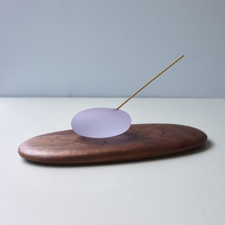 "Somini Studio" SEA STONE  incense holder - indigo -