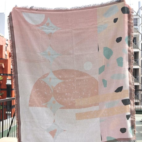 "Buhlaixe  Studio" Blue Stars Blanket