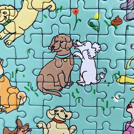 "Coucou Suzette" DOG PARK JIGSAW PUZZLE