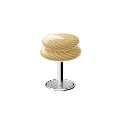 "ILKW." SNOWMAN 22 TABLE - SPIN BUTTER & SILVER