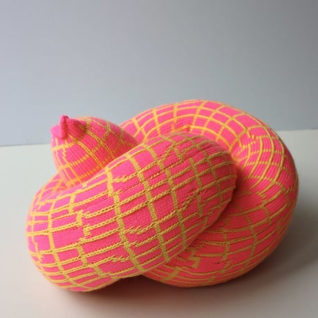 "Zebra Knits"  VANELLOPE - Blush & Lemon - (SMALL)