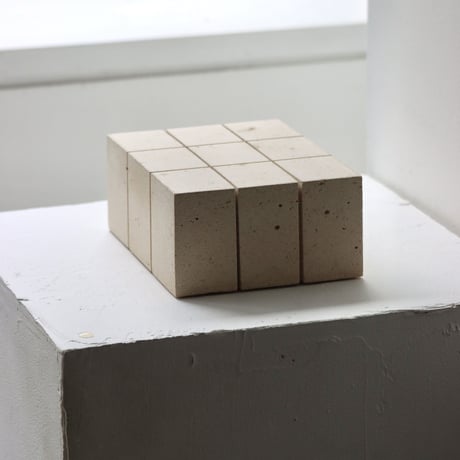" PLYAL " wood mortar object - 04
