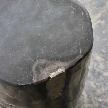 " OAK ” Petrified Wood Stool #002