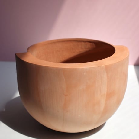 "Light&Ladder" VAYU ceramic tabletop planter - terracotta -