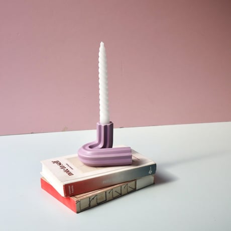 "OCTAEVO" Templo Candle Holder - lilac  -