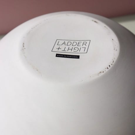 "Light&Ladder" VAYU Ceramic Floor Planter - snow -