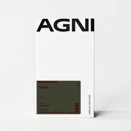 " AGNI TOKYO " Incense - Seven / セブン