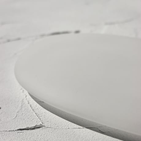 "Somini Studio" D.PLATE S size - acrylic white -
