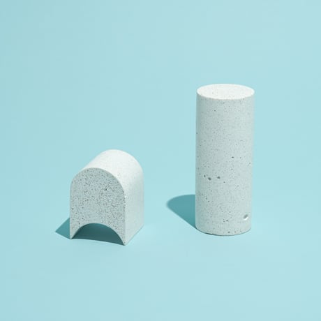 "YOHEI KIKUCHI" Pillar / Maru - white&white/ホワイト&ホワイト