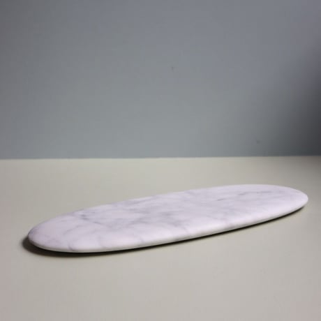 "Somini Studio" D.PLATE M size - white marble -