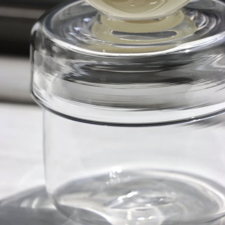 " RUKA Glass " ORB CANISTER - D