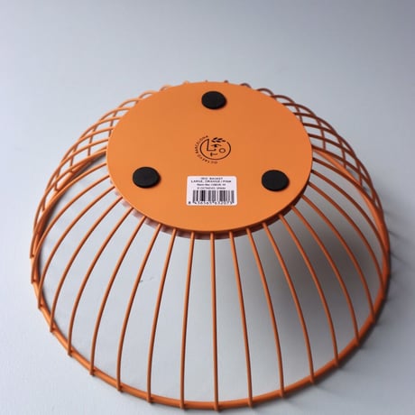 "OCTAEVO" Iris Wire Basket Large - orange/pink -