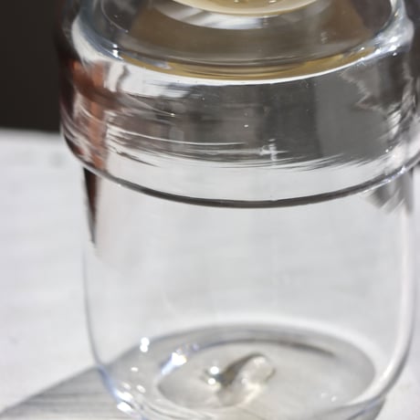 " RUKA Glass " ORB CANISTER - C