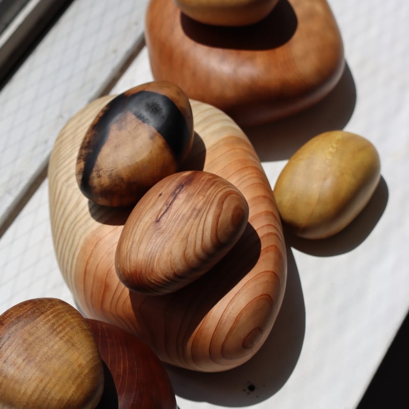 torinoki furniture 木の石3個セット TORINOKI FURNITURE 