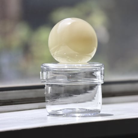 " RUKA Glass " ORB CANISTER - C