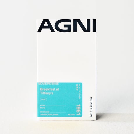 " AGNI TOKYO " Incense - Breakfast at Tiffany’s / ティファニーで朝食を
