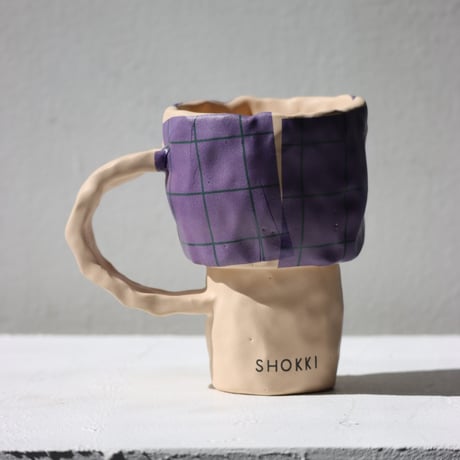 "SHOKKI" Mug - M - pattern