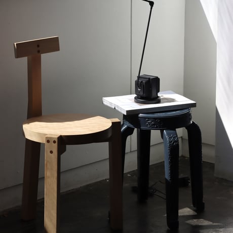 "RUMBA BOR" Choei Classic Stool - Jeen's Blue