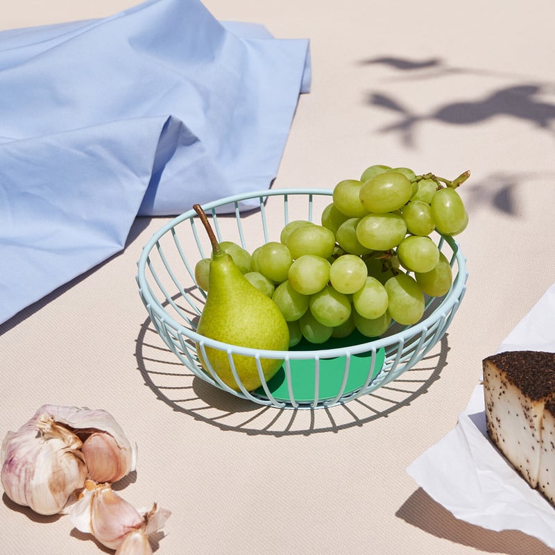OCTAEVO バスケット Iris Wire Basket - Elegant Fruit Basket for Home Decor – Octaevo