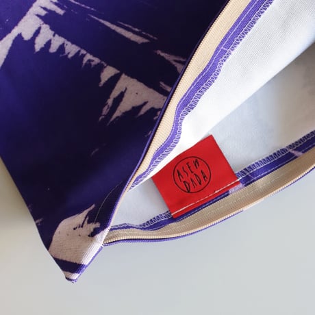 "ASENDADA" Cushion Cover - Brush Blue