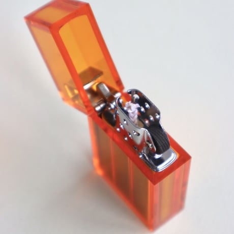 "TSUBOTA PEARL" HARD EDGE TRANSPARENT COLOR - Orange -