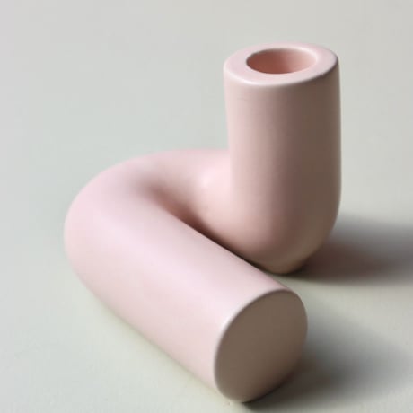 "OCTAEVO" Templo Candle Holder - pink  -
