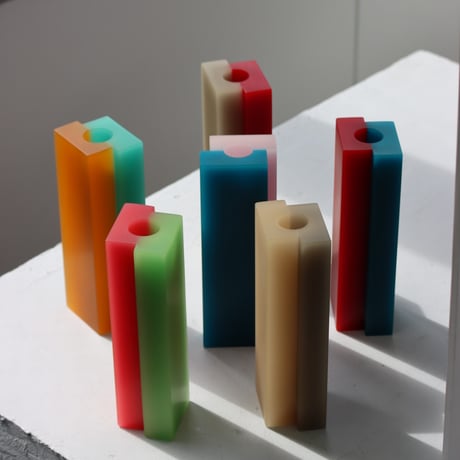 "dean toepfer" VASE VERSA  - pink / teal -