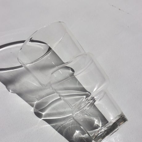 " Laurence Brabant " Decales Glass Tumblers - Large -