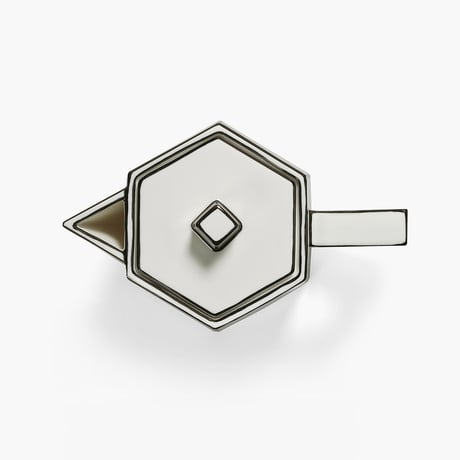 " SERAX " Carte Blanche - Tea pot white - black Carte Blanche