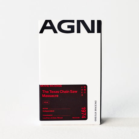 " AGNI TOKYO " Incense - The Texas Chain Saw Massacre / 悪魔のいけにえ