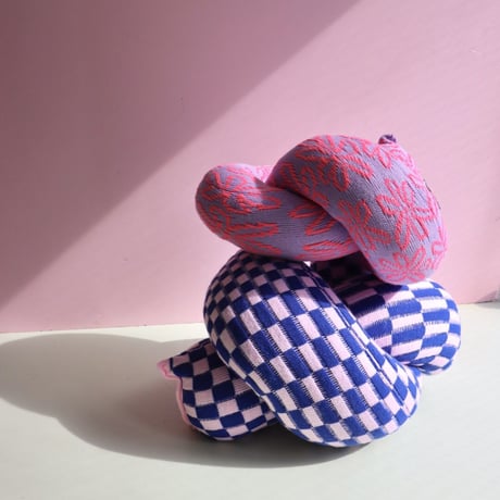 "Zebra Knits"  LILY - Lavender & Blush - (SMALL)