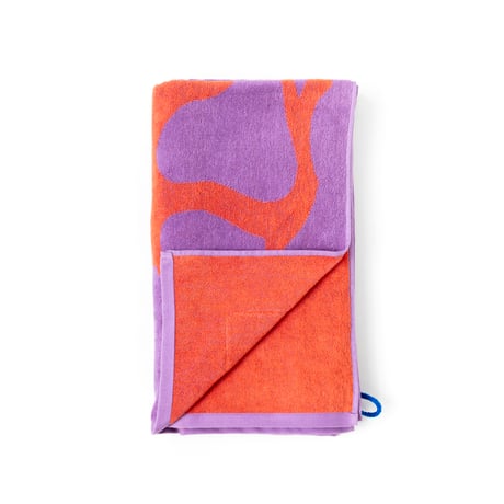 " VOLVER ” XL beach towel - LAVA