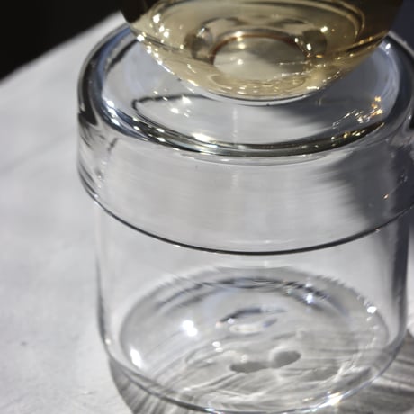 " RUKA Glass " ORB CANISTER - H