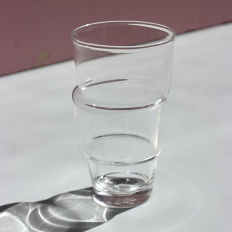 " Laurence Brabant " Decales Glass Tumblers - Medium -