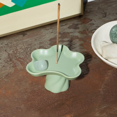 "OCTAEVO" Templo Incense Holder - Green -