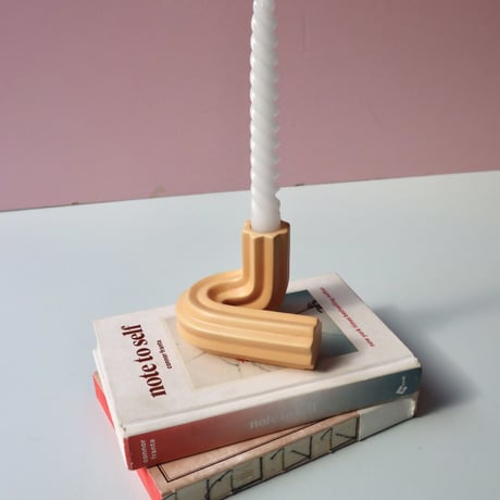 "OCTAEVO" Templo Candle Holder - tangerine  -