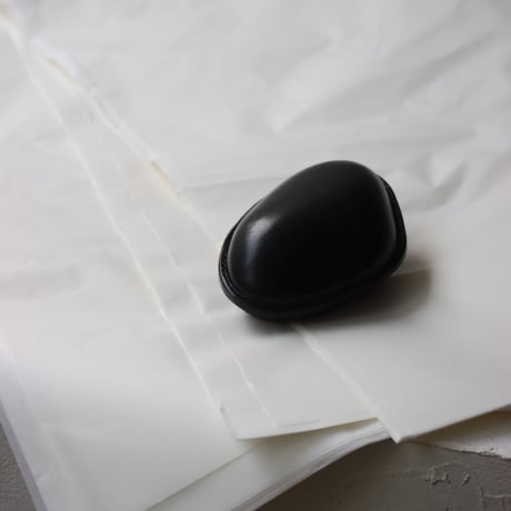 "FROME"  Leather Wrapped Stone - M