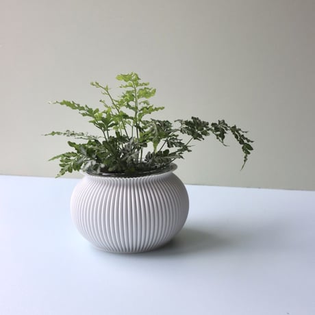 "Sheyn." Zayl 126g Planter - College White  -