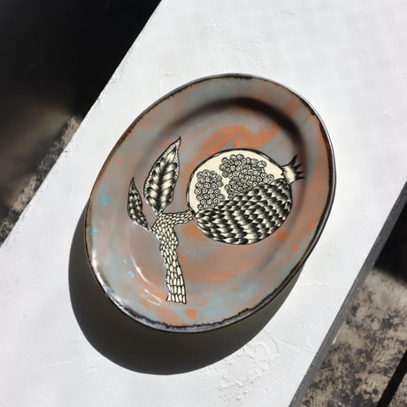 " Noda Natsumi ”  OVAL PLATE