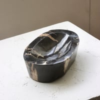 " OAK ” Petrified Wood Accessory Tray - M #413