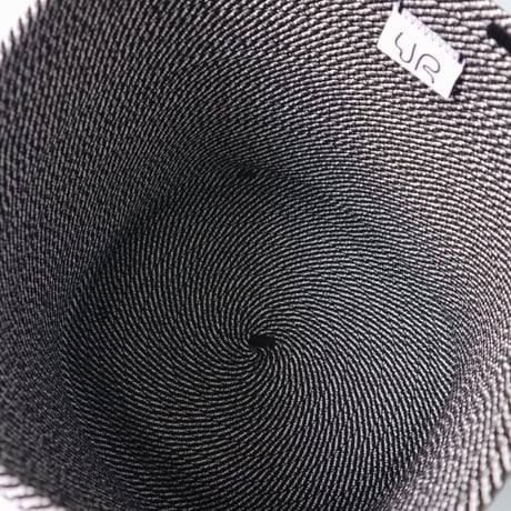 "UGLY RUGLY" MEDIUM LOOPY LID BASKET - STRIP -