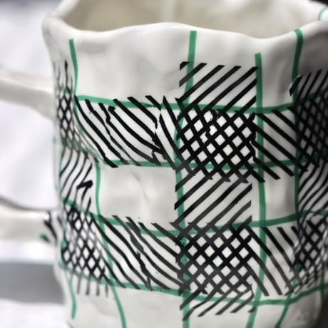 "SHOKKI" Mug - M - pattern