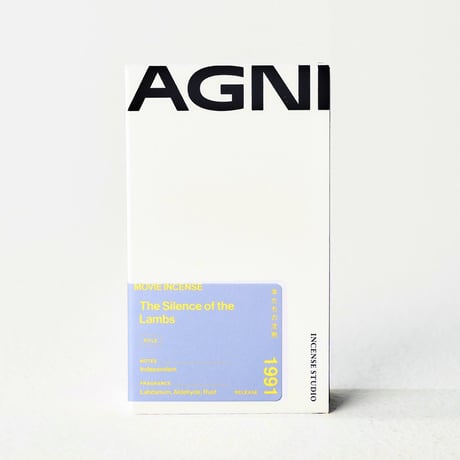 " AGNI TOKYO " Incense - The Silence of the Lambs  / 羊たちの沈黙