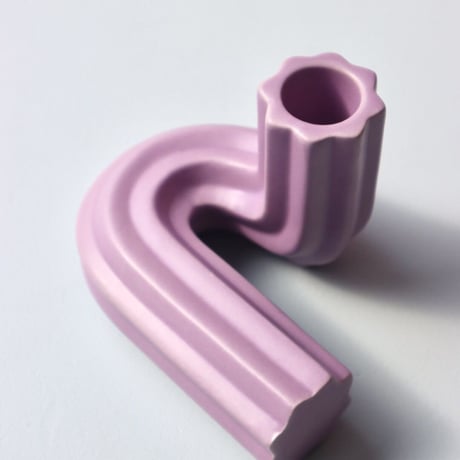 "OCTAEVO" Templo Candle Holder - lilac  -